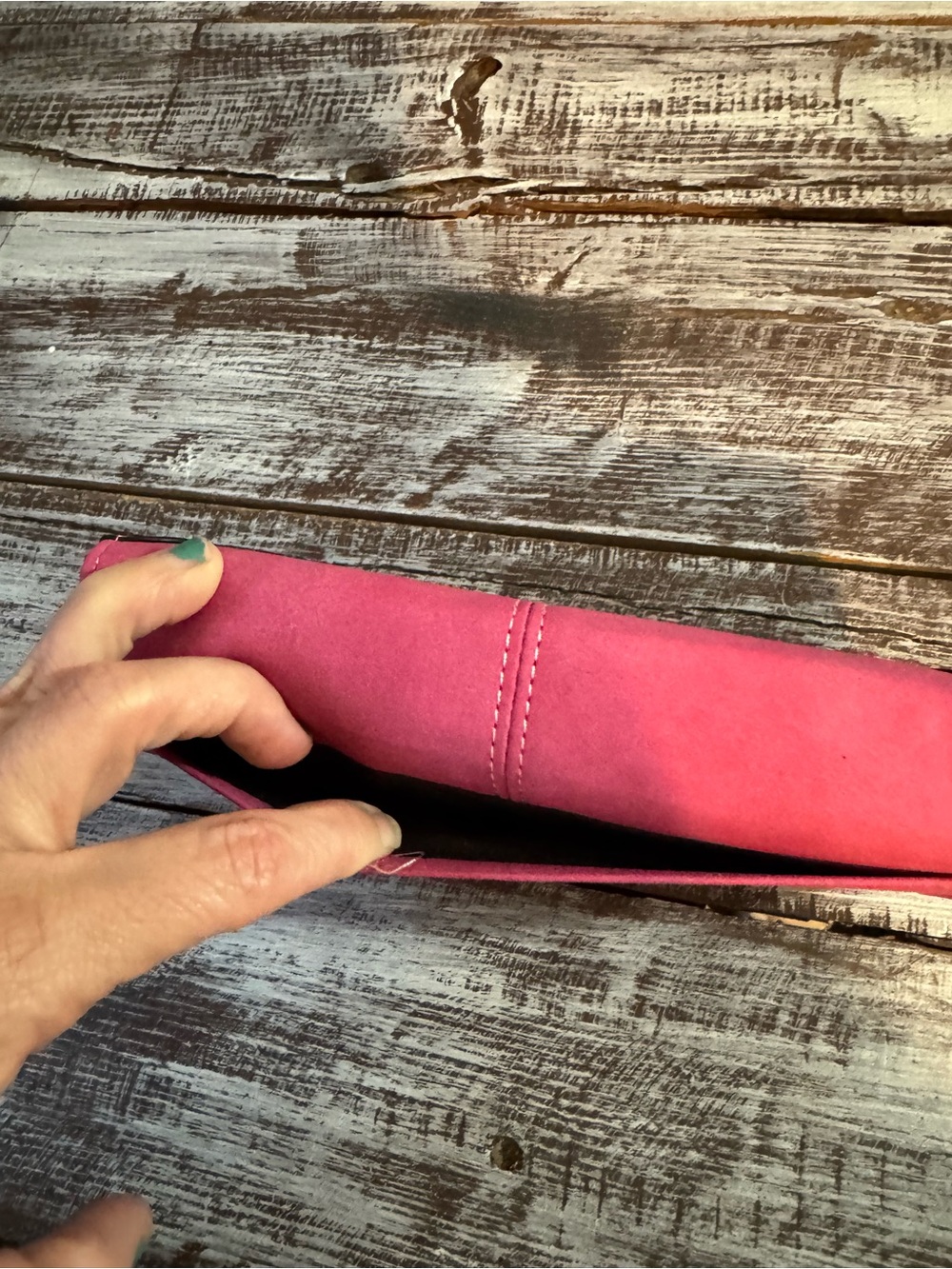 Pink Snap-Closure Wallet - Picture 9 of 9